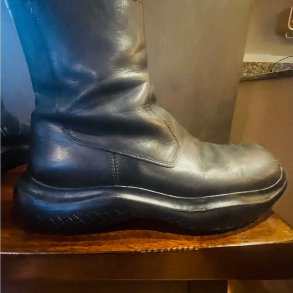 RARE AUTHENTIC VINTAGE PRADA MOTO BOOTS❤️ REAL AND FABULOUS!!!!!! - Picture 3 of 9
